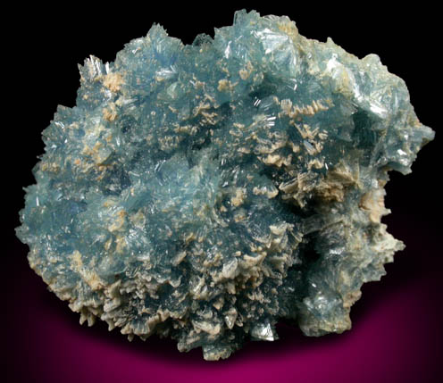 Vauxite with Wavellite from Siglo XX Mine, Llallagua, Bustillos Province, Potosi Department, Bolivia (Type Locality for Vauxite)