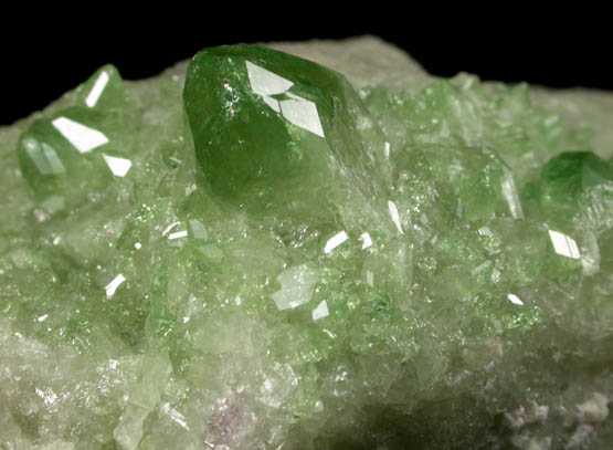 Vesuvianite from Jeffrey Mine, Asbestos, Qubec, Canada