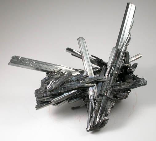 Stibnite from Xikuangshan, 12 km northeast of Lengshuijiang, Hunan Province, China