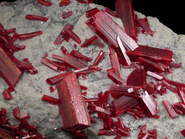 Realgar from No. 5 Mine, Baia Sprie (Felsbnya), Maramures, Romania