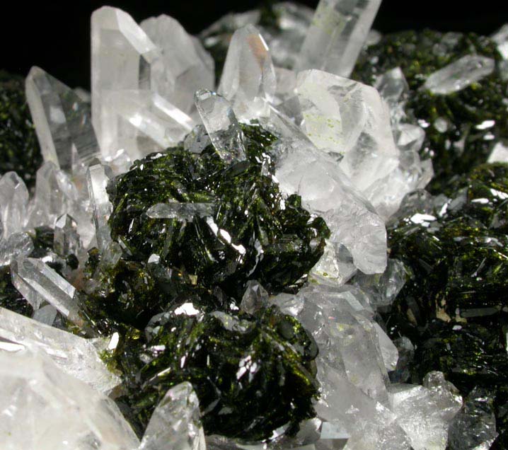 Epidote and Quartz from Imilchil, High Atlas Mountains, Errachidia Province, Morocco