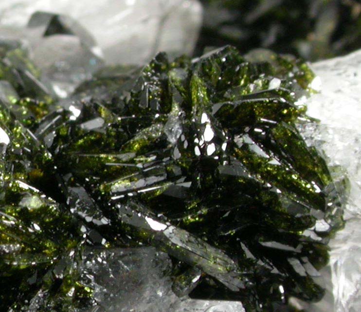 Epidote and Quartz from Imilchil, High Atlas Mountains, Errachidia Province, Morocco