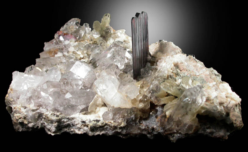 Brookite on Quartz from Kharan District, Baluchistan, Pakistan