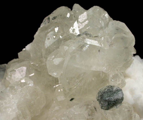 Fluorapatite on Albite with Chlorite and Muscovite from Tormiq area, northwest of Skardu, Haramosh Mountains, Baltistan, Gilgit-Baltistan, Pakistan