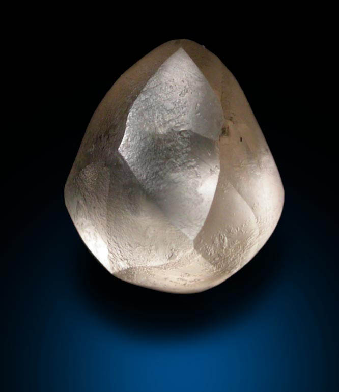 Diamond (1.41 carat pale-brown cuttable complex crystal) from Damtshaa Mine, near Orapa, Botswana