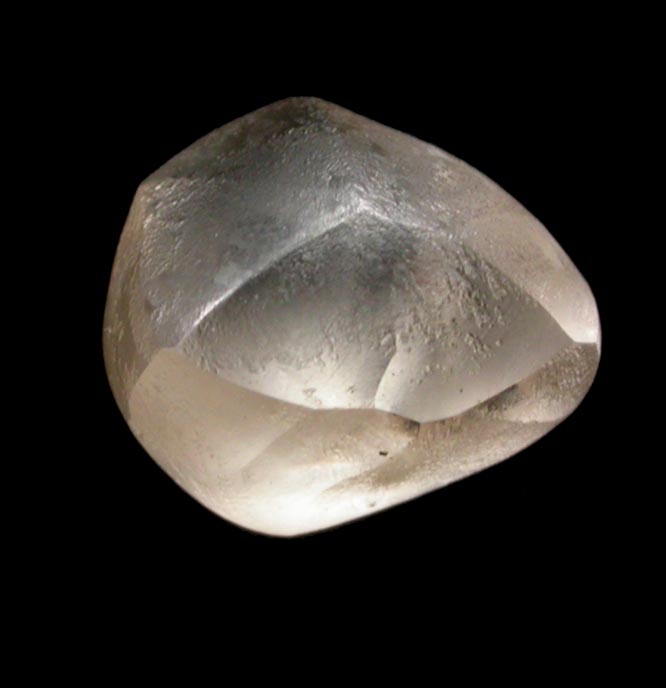 Diamond (1.41 carat pale-brown cuttable complex crystal) from Damtshaa Mine, near Orapa, Botswana