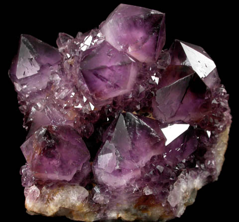 Quartz var. Amethyst (Cactus Quartz) from Boekenhouthoek area, Mpumalanga Province, South Africa