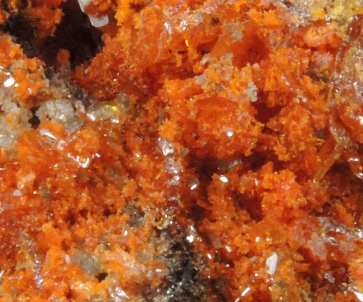 Wulfenite, Mimetite, Vanadinite from Mammoth-St. Anthony Mine, Tiger District, Pinal County, Arizona