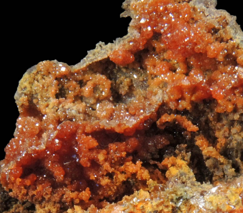 Wulfenite, Mimetite, Vanadinite from Mammoth-St. Anthony Mine, Tiger District, Pinal County, Arizona