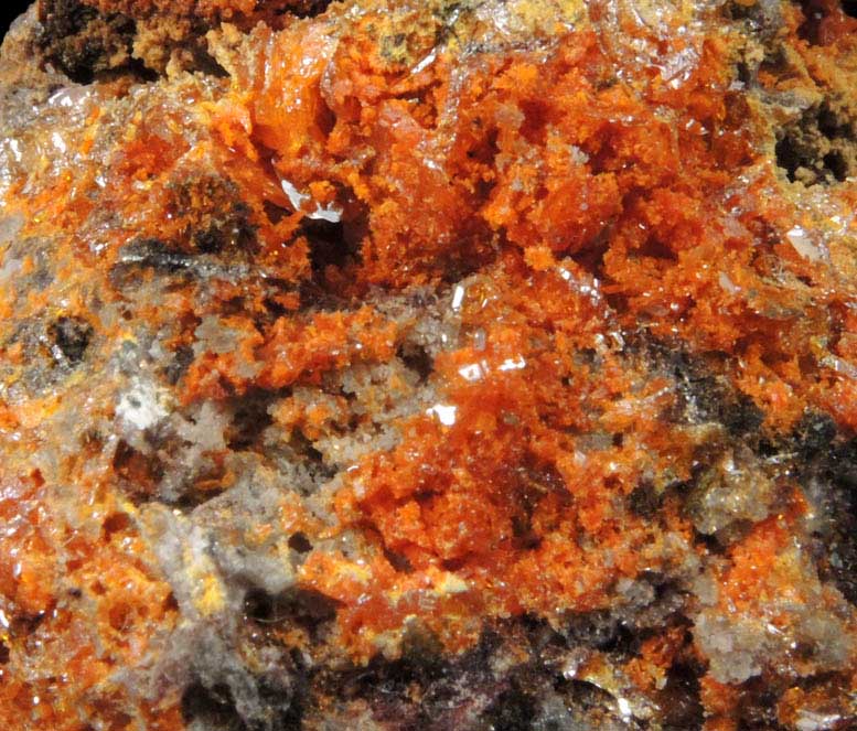 Wulfenite, Mimetite, Vanadinite from Mammoth-St. Anthony Mine, Tiger District, Pinal County, Arizona