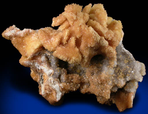 Smithsonite on Dolomite from Rush Creek District, Marion County, Arkansas