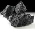 Acanthite from Mine d'Imider, 6.2 km ESE of Imiter, Tinghir Province, Drâa-Tafilalet, Morocco
