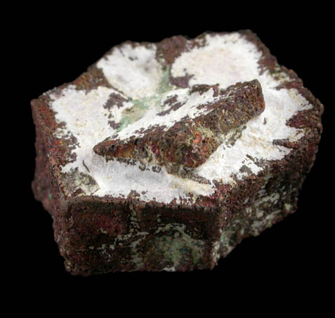 Copper pseudomorphs after Aragonite from Corocoro District, Pacajes Province, La Paz Department, Bolivia