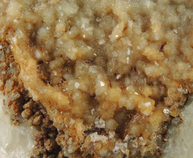 Kosnarite on Albite from Jenipapo District, Itinga, Minas Gerais, Brazil