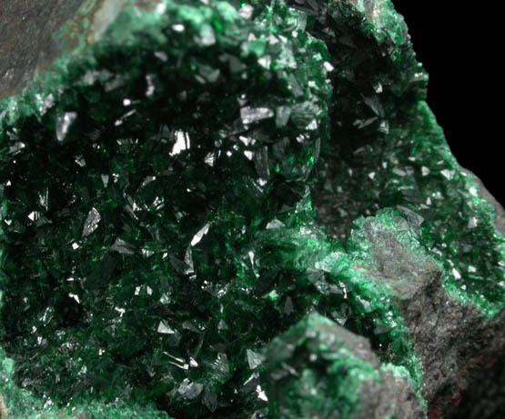 Adamite var. Cuproadamite from Mapimi, Durango, Mexico