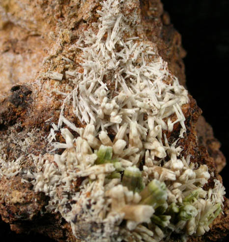 Hinsdalite pseudomorphs after Pyromorphite from Sylvester Mine, Zeehan District, Tasmania, Australia