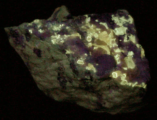 Sodalite with blue Nosean inclusions on Nepheline from Ladjuar Madan, Sar-e-Sang District, Koksha Valley, Badakshan, Afghanistan