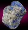 Sodalite with blue Nosean inclusions on Nepheline from Ladjuar Madan, Sar-e-Sang District, Koksha Valley, Badakshan, Afghanistan