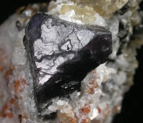 Spinel with Scapolite, Clinohumite, Calcite, Pyrite from Uluguru Mountains, Morogoro, Tanzania