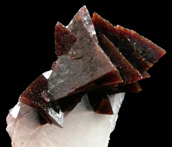 Helvine (Helvite) on Calcite from Huanggang Mine, Kshktng Q, Chifeng, Inner Mongolia, China