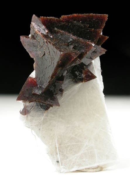 Helvine (Helvite) on Calcite from Huanggang Mine, Kshktng Q, Chifeng, Inner Mongolia, China