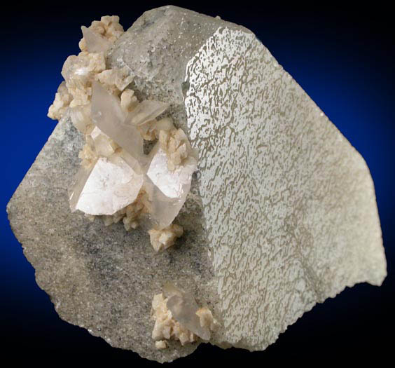 Scheelite with Calcite and Dolomite from Huanggang Mine, Kshktng Q, Chifeng, Inner Mongolia, China