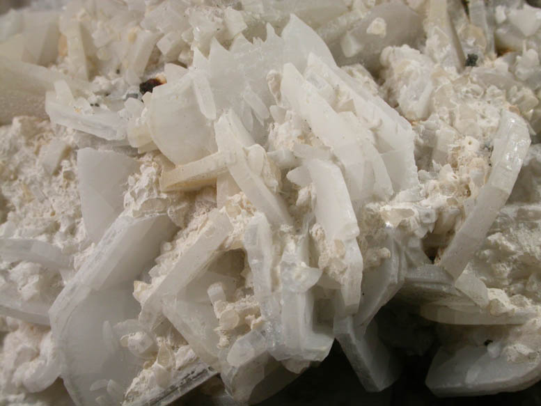 Anhydrite, Quartz, Pyrite, Gypsum from Miniera di Campiano, Montieri, Grosseto, Italy