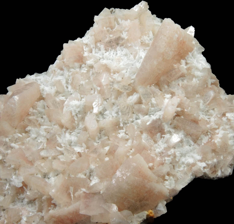 Heulandite, Laumontite, Calcite from Prospect Park Quarry, Prospect Park, Passaic County, New Jersey