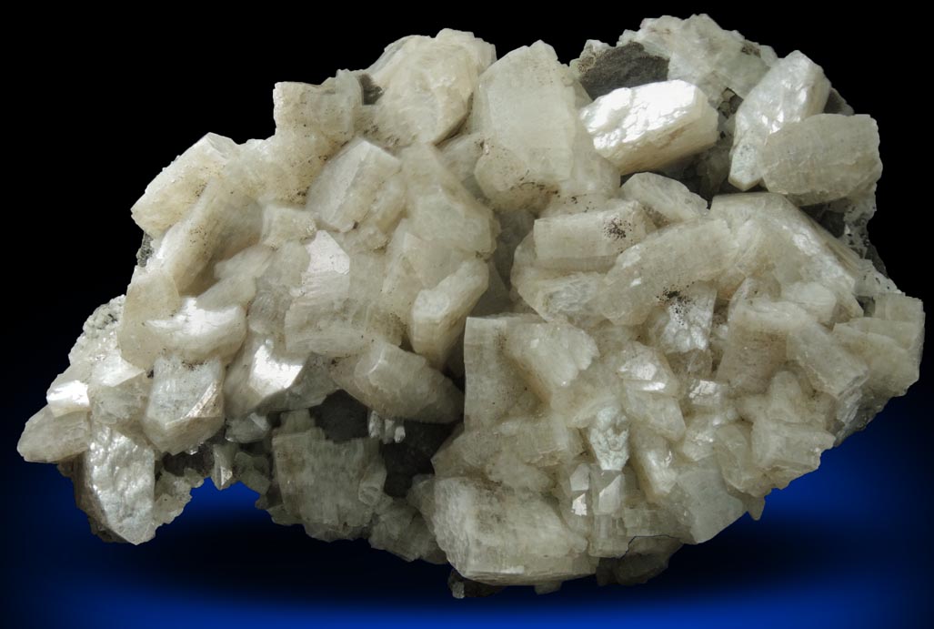 Heulandite with Prehnite and Chamosite from Prospect Park Quarry, Prospect Park, Passaic County, New Jersey