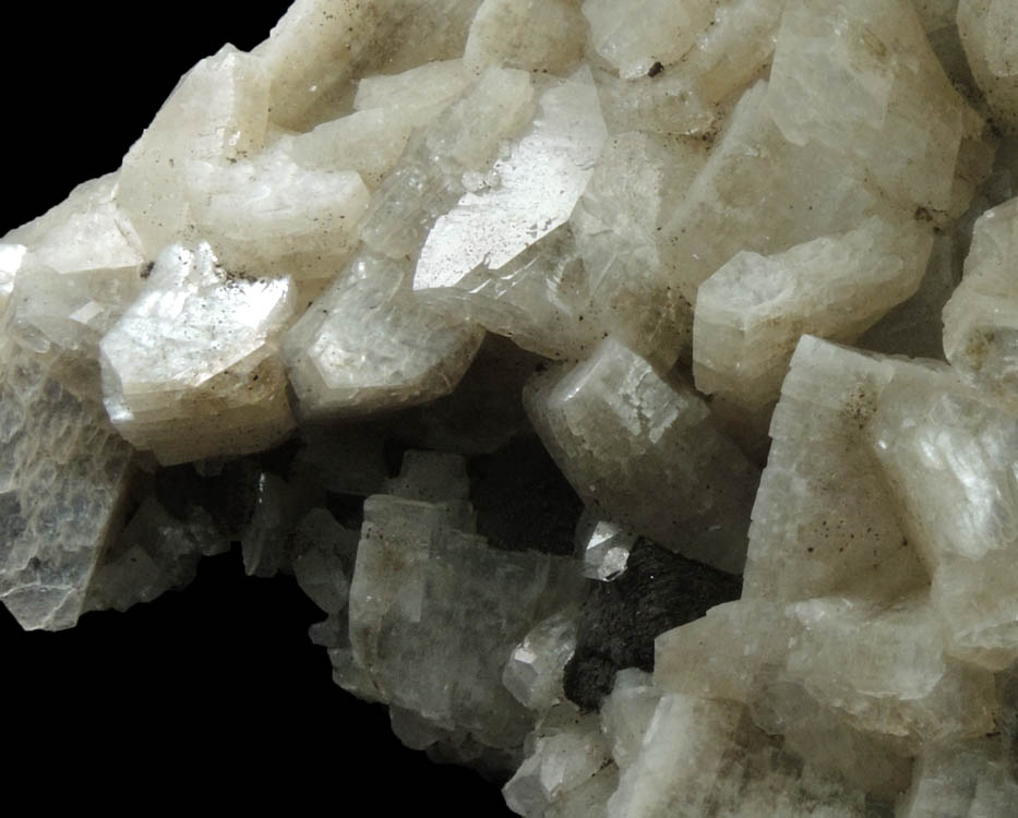 Heulandite with Prehnite and Chamosite from Prospect Park Quarry, Prospect Park, Passaic County, New Jersey