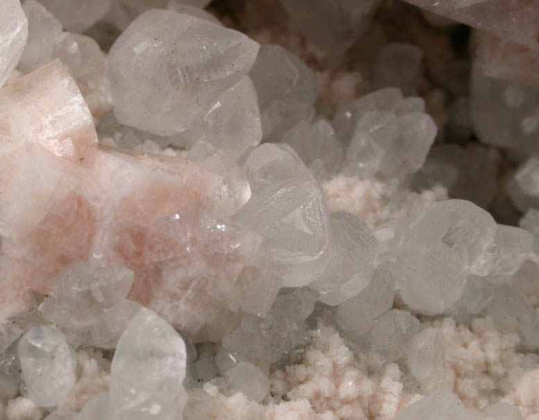 Chabazite, Calcite, Laumontite from Upper New Street Quarry, Paterson, Passaic County, New Jersey