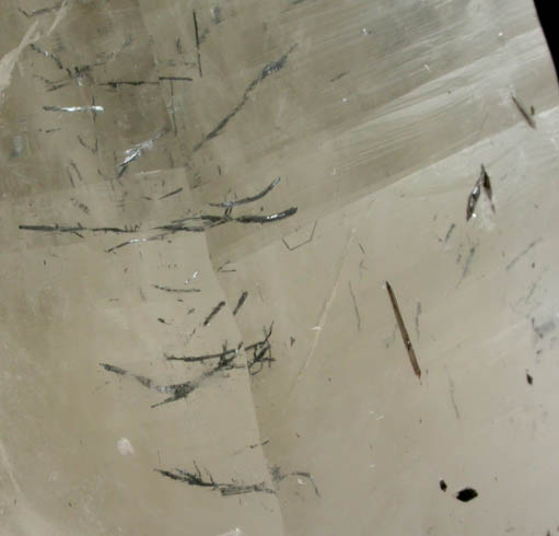 Calcite on Quartz with sulfide inclusions from Yaogangxian Mine, Nanling Mountains, Hunan, China