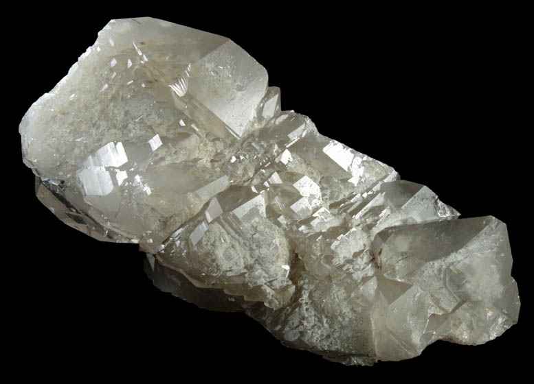 Quartz var. Smoky Quartz (parallel crystals) from Peter's Pocket, Bartlett, Carroll County, New Hampshire