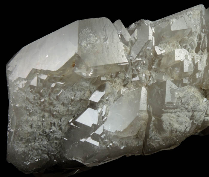 Quartz var. Smoky Quartz (parallel crystals) from Peter's Pocket, Bartlett, Carroll County, New Hampshire