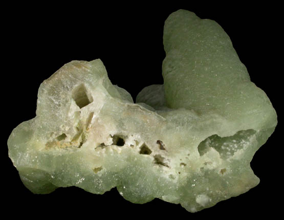 Prehnite pseudomorph after Anhydrite from Prospect Park Quarry, Prospect Park, Passaic County, New Jersey