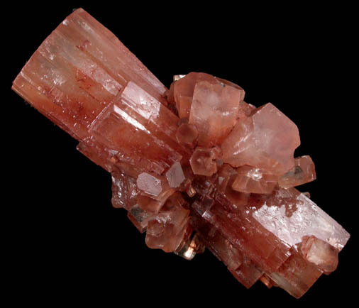 Aragonite (pseudohexagonal crystals) from Tazouta, Sefrou Province, Fs-Boulemane, Morocco