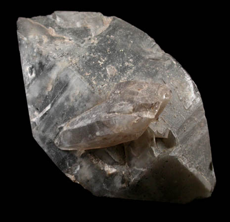 Quartz var. Smoky Quartz from Twin Hole, Hurricane Mountain, east of Intervale, Carroll County, New Hampshire