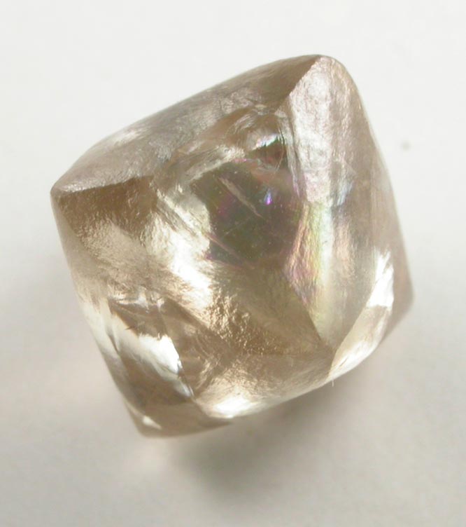 Diamond (4.56 carat brown octahedral crystal) from Argyle Mine, Kimberley, Western Australia, Australia