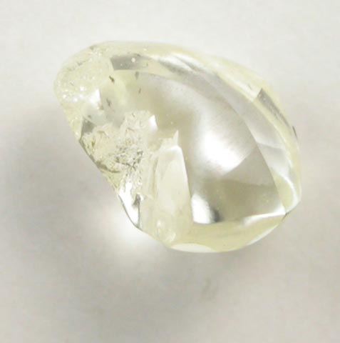 Diamond (0.46 carat yellow irregular crystal) from Argyle Mine, Kimberley, Western Australia, Australia