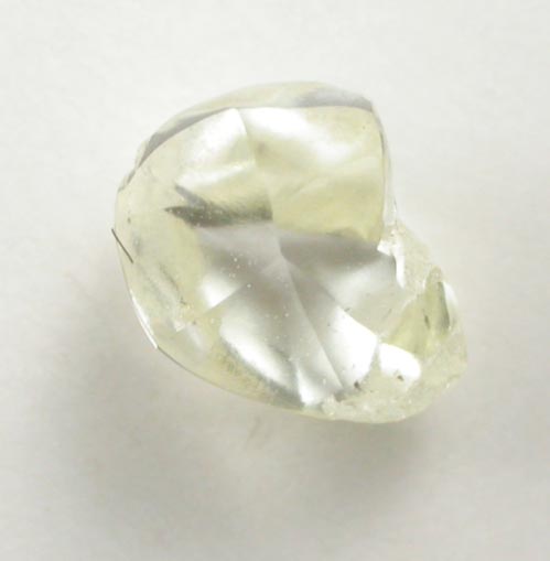 Diamond (0.46 carat yellow irregular crystal) from Argyle Mine, Kimberley, Western Australia, Australia