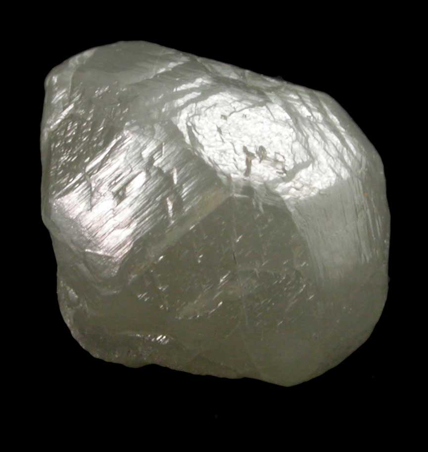 Diamond (2.91 carat intergrown gray complex crystals) from Mbuji-Mayi, 300 km east of Tshikapa, Democratic Republic of the Congo