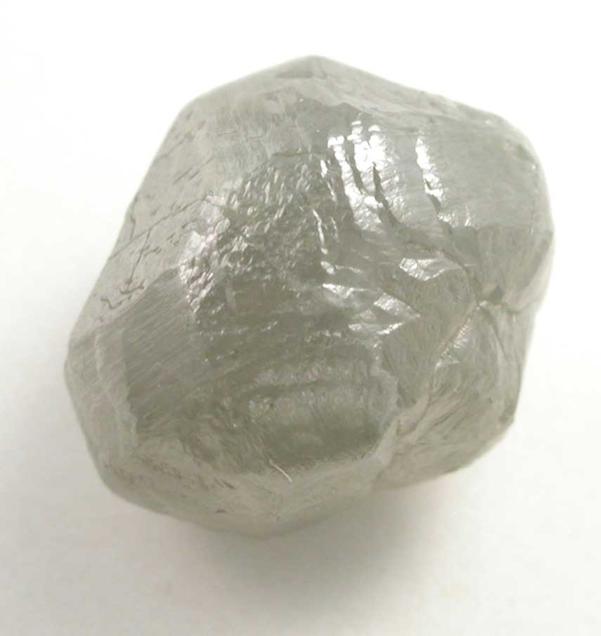 Diamond (2.91 carat intergrown gray complex crystals) from Mbuji-Mayi, 300 km east of Tshikapa, Democratic Republic of the Congo