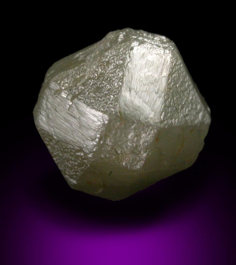 Diamond (3.43 carat gray complex crystal) from Mbuji-Mayi (Miba), 300 km east of Tshikapa, Democratic Republic of the Congo