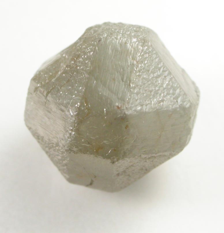 Diamond (3.43 carat gray complex crystal) from Mbuji-Mayi (Miba), 300 km east of Tshikapa, Democratic Republic of the Congo
