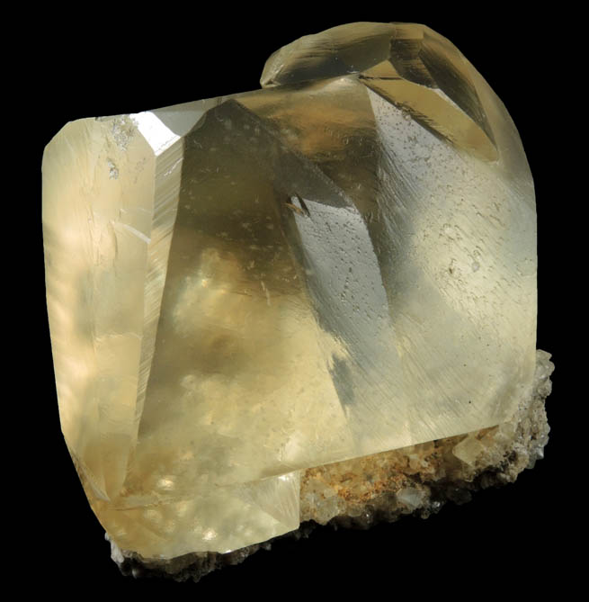 Calcite (twinned crystals) from Sokolovskiy-Sarbaiskiy Mine, Rudnyy, Kustanay Oblast, Kazakhstan