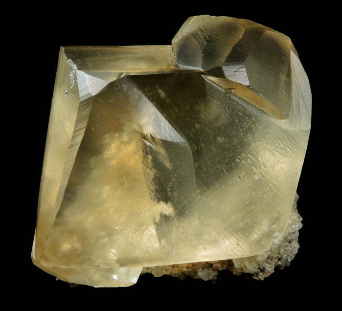 Calcite (twinned crystals) from Sokolovskiy-Sarbaiskiy Mine, Rudnyy, Kustanay Oblast, Kazakhstan