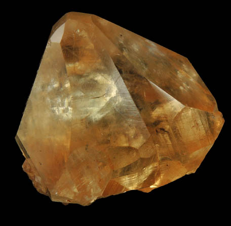 Calcite (twinned crystals) from Irving Materials Quarry, Anderson, Madison County, Indiana