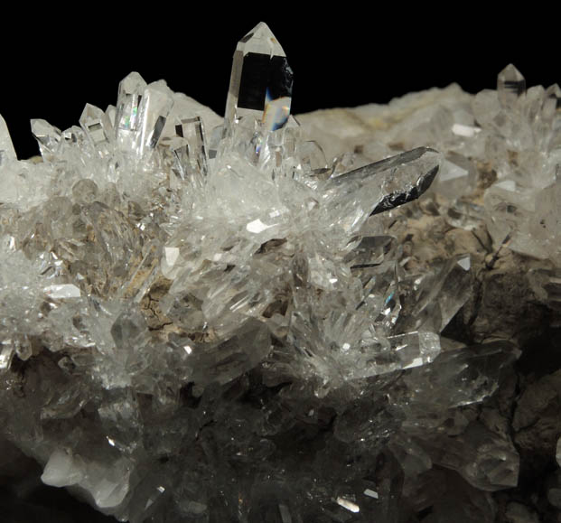 Quartz from railroad cut on eastern shore of Hudson River, between Schodack Landing and Poolsburg, Columbia County, New York