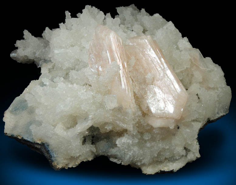 Stilbite on Quartz epimorphs after Laumontite from Pune District, Maharashtra, India