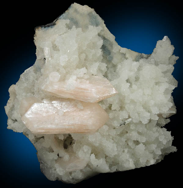 Stilbite on Quartz epimorphs after Laumontite from Pune District, Maharashtra, India